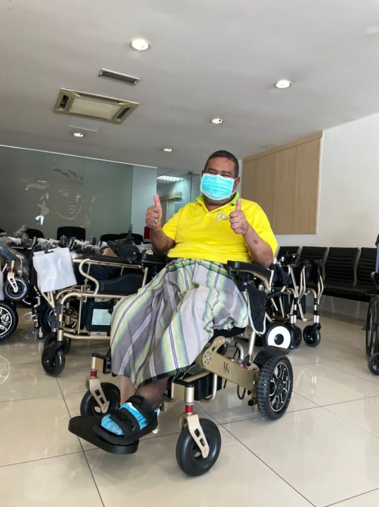 Motorised Wheelchair for Ex-Journalist
