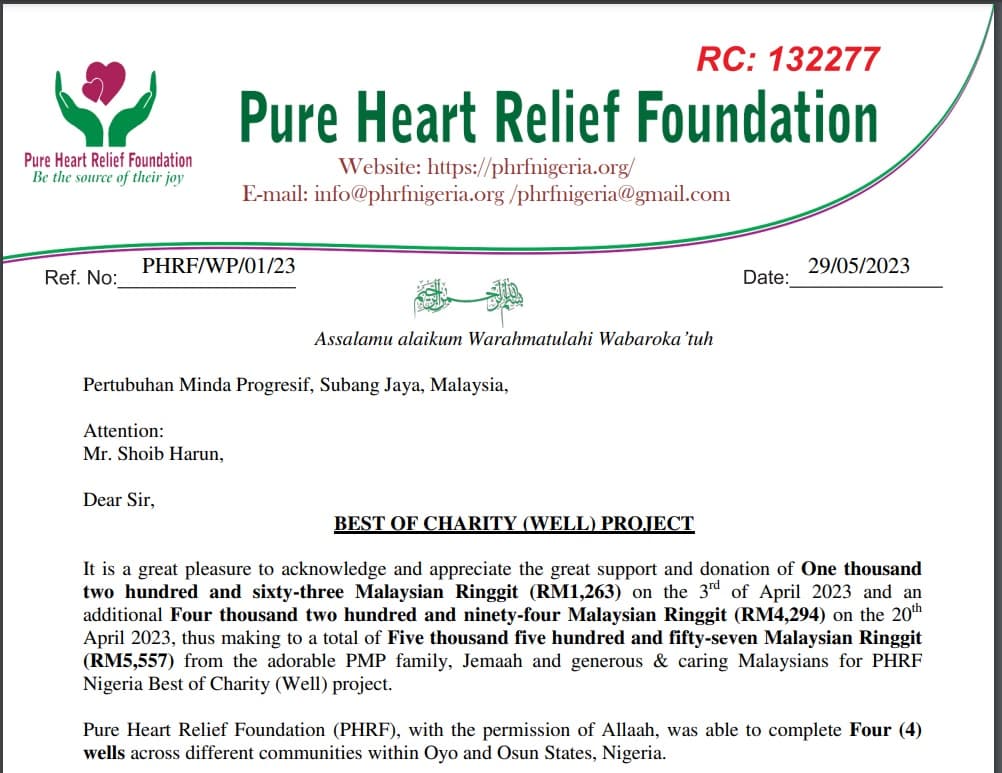 Wells Project in Nigeria and Tanzania
